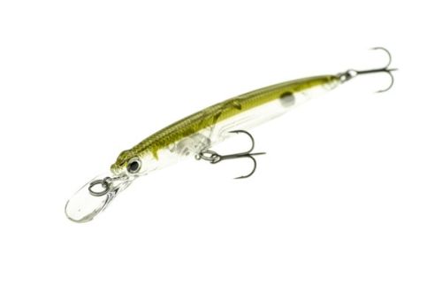 Bassday Sugar Minnow Slim, a slim, elongated lure with tremendous wobbling action.